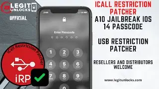 ✦✦LU iRP (iCall Restriction Patcher) Patcher iOS 14 Supported - USB Patcher To Jailbreak Passcode✦✦