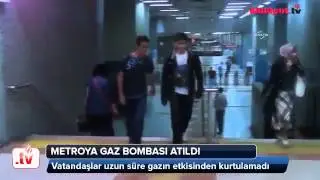 Ankara da metroya biber gazı ! Teargas to subway in Ankara !