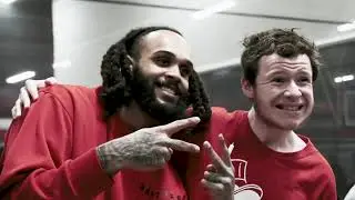 Toronto Raptors try Sitting Volleyball Variety Village