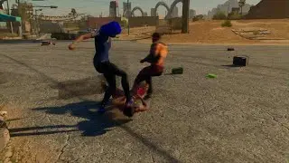 Saints Row Face Stomp Trample In Vans