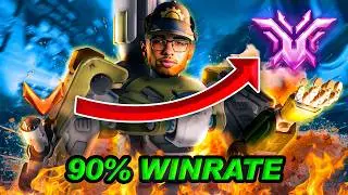 BASTION UNRANKED TO CHAMP 90% WINRATE (UNEDUCATIONAL)