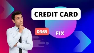 How to Fix | The credit card import can't be completed because Card