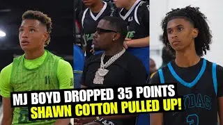 Shawn Cotton Pulled up to watch MJ Boyd and His Team 99 Overall at Balling On The Beach!