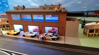 Scratch Built Pit Garage 1/32 Scale.