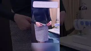 Показываю недошитую юбку) #shorts #шью #творчество