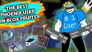 THE BEST PHOENIX PLAYER IN BLOX FRUIT (+ Phoenix combo with Godhuman, Eclaw and Sharkman)