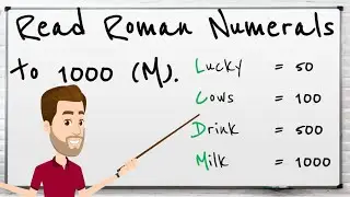Year 5: Read Roman Numerals to 1000 (M)