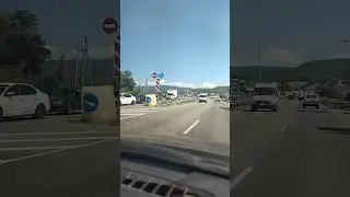 пробки в краснодарском крае#дорогаБжид - Лермонтово #Туапсинский район