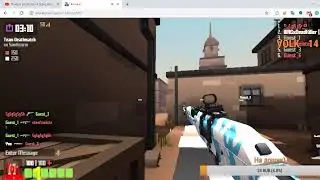 Первый стрим!Играю в Krunker.io!