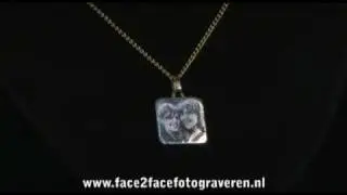 Foto Hanger Goud 18k (vierkant)