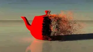 Particle Dispersion - Teapot