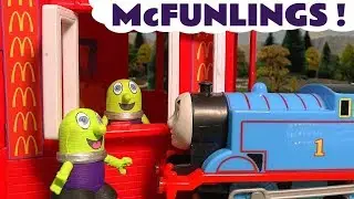 Funny Funlings McFunlings Start Work Story At The Drive Thru With Thomas And Friends