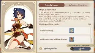 Genshin Impact - Genius Invokation TCG: Xiangling - Friendly Fracas TCG Battle