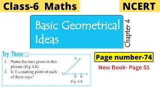 Class 6 Maths Chapter 4 Basic Geometrical Ideas | Try these page number 74 solution | 