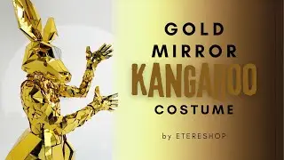 Gold Mirror Kangaroo Cosplay Costume - by ETERESHOP