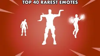 TOP 40 RAREST EMOTES IN FORTNITE (September)