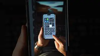 How to change iPhone gray control center background to transparent 