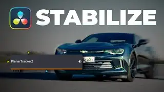 How to Stabilize Footage in Fusion (Davinci Resolve 20)