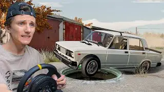 НА ЖИГЕ ПО РУССКИМ ДОРОГАМ В БИМКЕ...! | BeamNG.drive