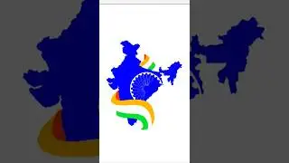Indian flag using python script 