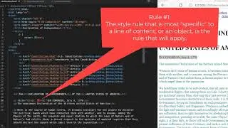 Introduction to CSS - Three ways to write CSS rules