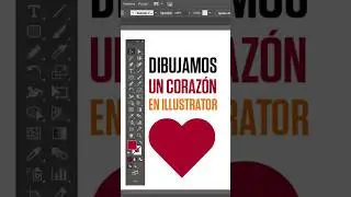 dibujamos un corazón en #adobeillustrator #illustrator #shorts #adobeillustratortutorial