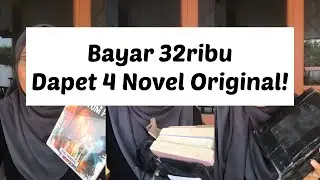 Unboxing Novel Original 32rb dapet 4 Novel | Rifda Nrf