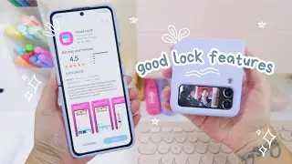 good lock features (on my galaxy z flip 4) + OneUI 6 🍃
