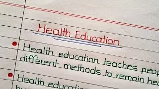 Health Education