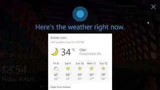 Enable Hey Cortana On LockScreen of Windows 10