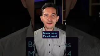 Cómo borrar una nota en la partitura de MuseScore 4