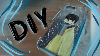 DIY BTS Euphoria Painted Phone Case