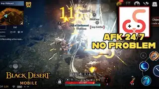 How to AFK farm your character 24/7 with ease | Black Desert Mobile x UgPhone