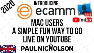 Go Live On Youtube With ECamm Live - Mac Only - Quick Beginner Tutorial 2020 Introduction