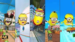 Minion Rush Race - Sporty Kevin Vs Banana Man Vs Thong Stuart Vs Disco Vs Brave Minions | EP 07 4K