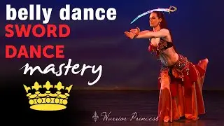 From "Warrior Princess" sword dance belly dance - INSTANT WORLDWIDE VIDEO at WorldDanceNewYork.com