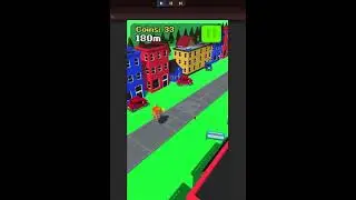 3D Pixel Runner Unity Game Source Code 
