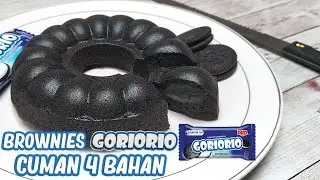 4-INGREDIENT STEAMED GORIORIO BROWNIES!! WITHOUT A MIXER | VIRAL RECIPE #3