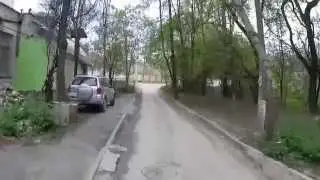 на велике через город Рышкановка - ЖД Вокзал