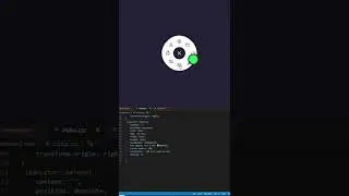 Animated Circle Menu magic indicator using html css javascript 