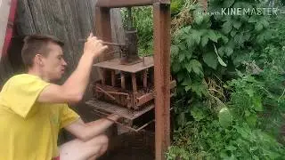 Саморобний брикетний прес
