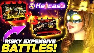 RISKY EXPENSIVE CASE BATTLES ON HELLCASE !! HELLCASE PROMO CODE 2024 ! HELLCASE 2024