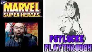 Psylocke is Insanely Fast! - Psylocke Playthrough (Marvel Super Heroes)