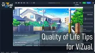 ViZual - Visual Novel Creator - Tips!