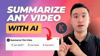 How To Summarize Any YouTube Video In Just 1-Click With AI (ChatGPT, Claude, & Gemini)