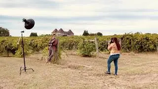 BTS - Behind the scenes fashion photo shoot at the Chateau Elan - WHISKEY PHOTO SHOOT