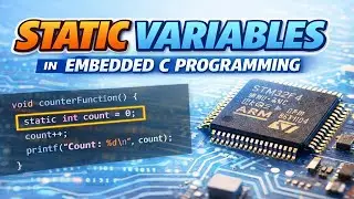 Static Variables in Embedded C (Local vs Global) — STM32 Hands-On Demo
