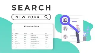 Filter Table Data with JQuery | Create a Search Bar & Filter Table | Filter HTML table with Jquery