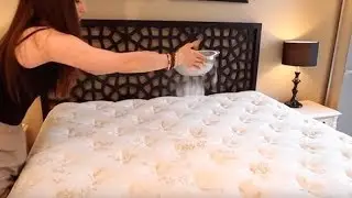 Sprinkle baking soda on your bed and this will happen!