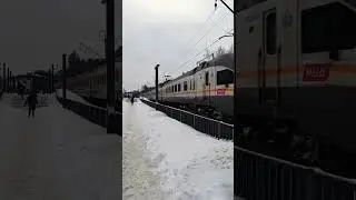 ЭП2Д-0159 отправляется с платформы Кратово 